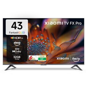 Xiaomi 108 cm (43 inch) FX Pro QLED Ultra HD 4K Smart Fire TV L43MB-FPIN 2025