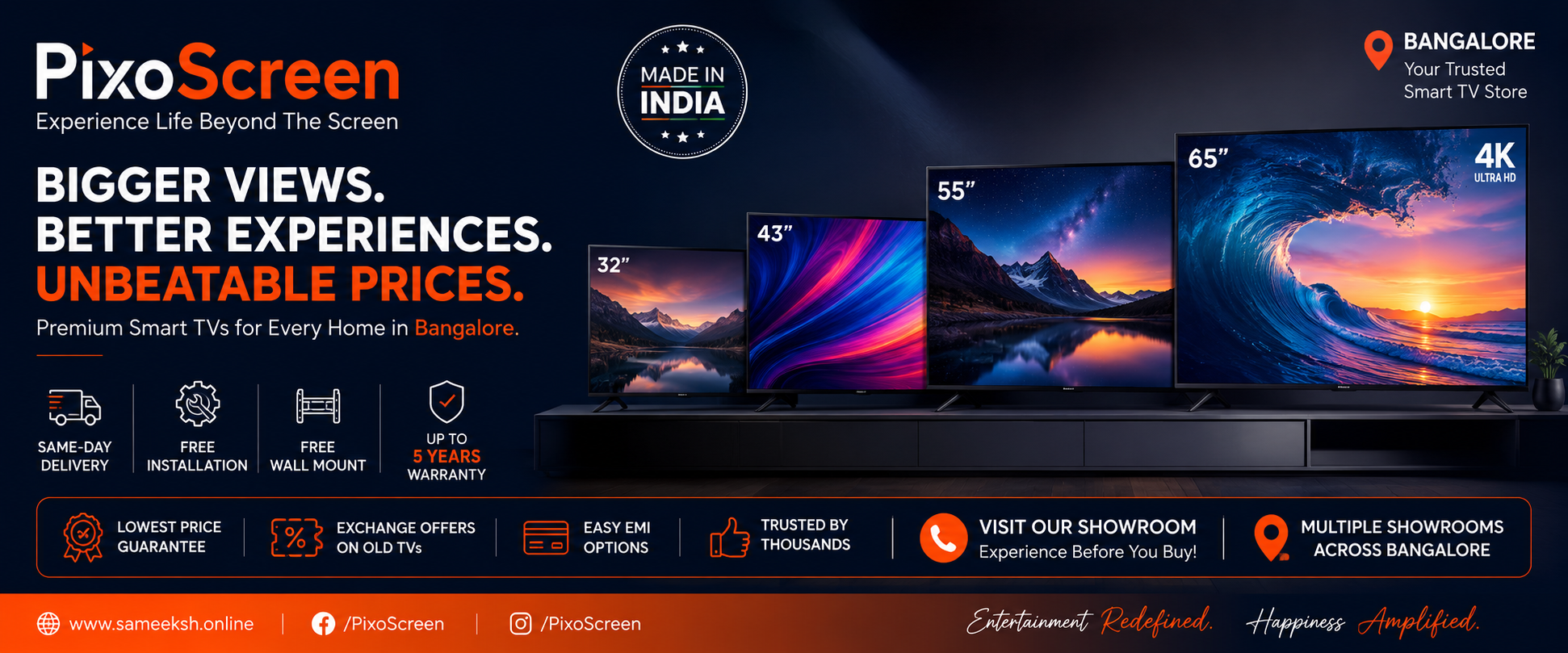 PixoScreen marketing banner