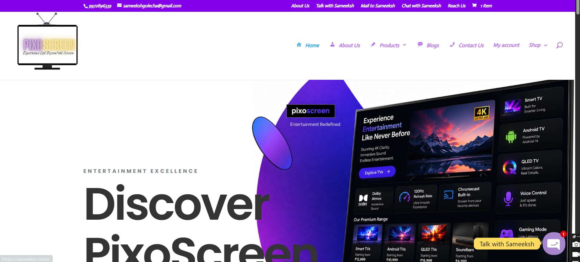 sameeksh.online website